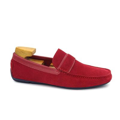 China Autumn Penny Loafers Driving Comfort Indoor Classic Breathable Classic Red Outdoor Flat Casual Shoes Men Moccasins for sale