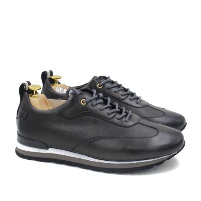 China Light Giovanini Factory Wholesale Outdoor Casual Genuine Leather Men's Sports Shoes Running Shoes for sale