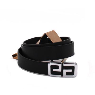 China High End Fashion.Casual Product Accept Custom Made Mens GG Buckle Fashionable Man Belt Black For Dress for sale