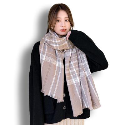 China Square Warm Adult Soft Plush Scarf Decoration Plush Fashion Fashion Winter Size Hot Selling for sale