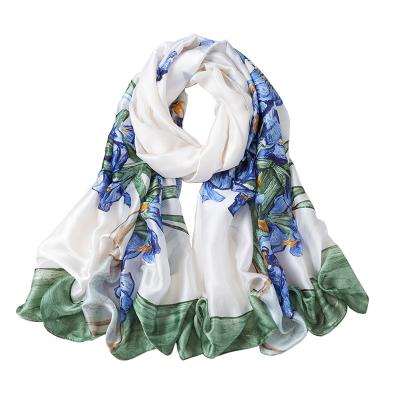 China Luxury Square Square Women Scarf Polyester Fiber For Elegant Women for sale