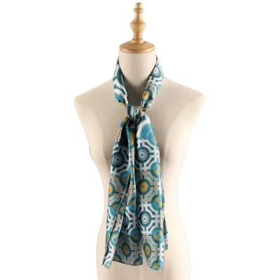 China OEM Luxury Ladies Long Silk Scarf for sale