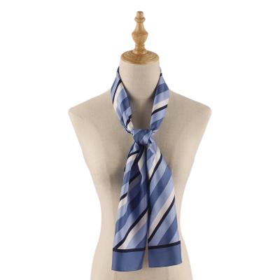 China Factory Directly Manufacturer Women's Female Silk Long Scarf Square for sale