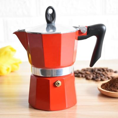 China Sustainable Custom Stovetop Espresso Maker Moka Pot for sale