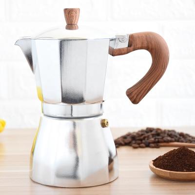 China Stovetop Espresso Maker Viable Italian Style Coffee Maker for sale