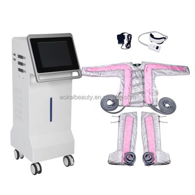 China Skin Tightening Professional far infrared heating pressotherapy machine weight loss lymphatic drainage machine for sale