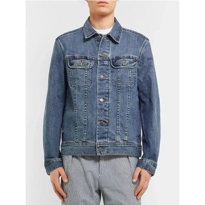 China Suppliers High Quality Waterproof Denim Jacket Patches Blue Denim Jacket for sale