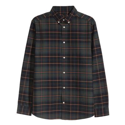 China New Product Design Anti-pilling Flannel Shirt Customize Wholesale Check Shirts for sale