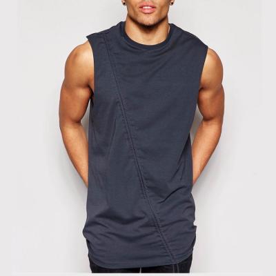 China Summer Season Anti-pilling Street Wear Fashion Aplet Men Sleeveless Tank Top for sale