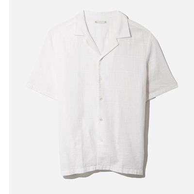 China Viable Mens Clothing Summer Canvas Mens Scustom Made Plain White Shirt for sale