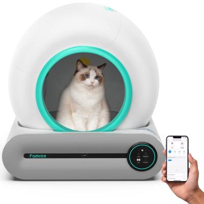 China Plastic Professional Manufacturer Self Cleaning Litter Box For Cats cat litter automatic box for sale