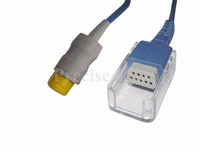 China Compatible MEK MIS3AH_1 SpO2 adapter cable, Round 8-pin to DB 9-pin,8ft for sale