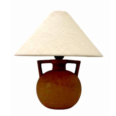 China Lighting Functions High quality new handmade ceramic table lamp wabi-sabi style hotel living room bedroom bedside eye protection table lamp for sale