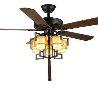 China Modern Smart Led Ceiling Fan Modern Designer Decorative Vintage Luxury Ceiling Light Remote Control Led Ceiling Fans With Light Chandeliers & Pendant Lights for sale