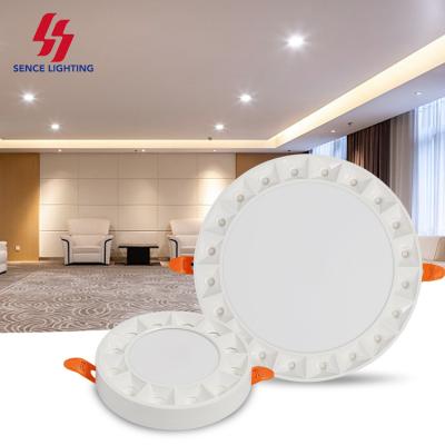 China Two Uses of a Lamp Body Wholesale Price Home Office Commercial Lighting Around Indoor Aluminum 8w 18w 24w 36w Included Frameless Led Panel Light for sale