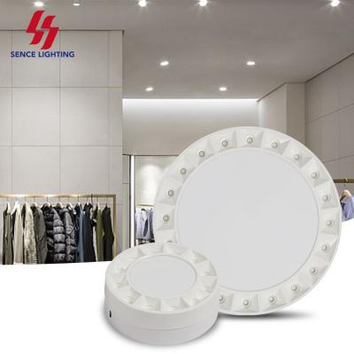 China Frameless Down Light High Brightness Surface Mounted CE RoHs Round 18w 24w 34w Commercial Frameless Adjustable Smd Led Panel Light for sale