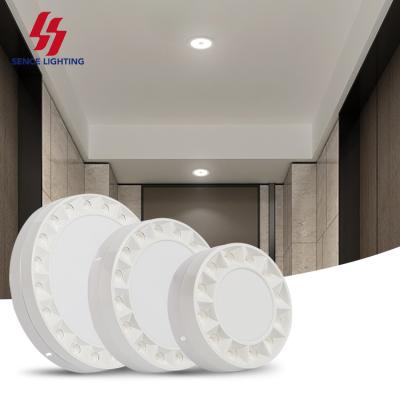 China Frameless Down Light Newest Design Surface Mounted Clean Room Round 18w 24w 36w Smd Frameless Led Panel Light for sale