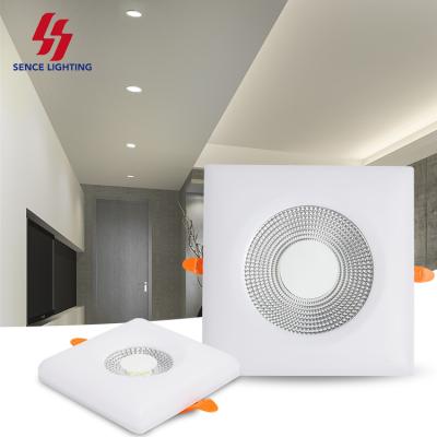 China Frameless Down Light Commercial Office 6w 12w 24w 36w Double Top Commercial Lighting Light Included RGB Led Panel Light Frameless for sale