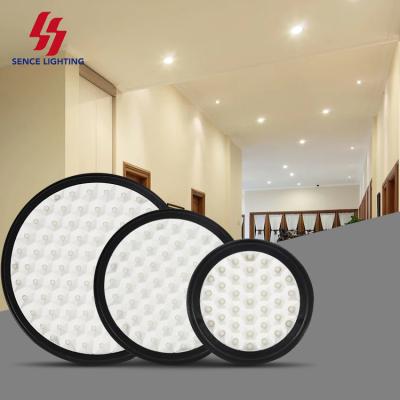 China SENS Aluminum Material Office Home Modern Lighting Body Aluminum PP Led Panel Lamp 18w 24w 34w Smd Outdoor Round Ceiling Lamp Led Ceiling Light for sale