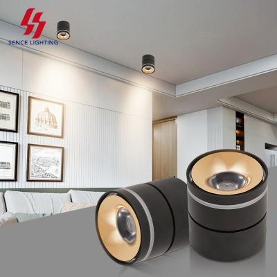 China SENS 12w side light acrylic commercial hotel anti-glare aluminum down light modern outdoor COB led Downlight for sale