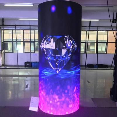 China P3/P2.5 LED screen display indoor soft flexible led screen mini advertising module LED fluctuating price for sale