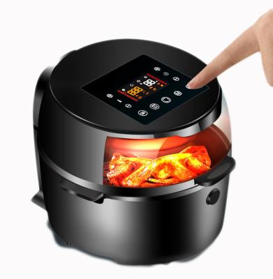 China Hotel Household Appliances Kitchen Air Fryer 8l Digital Touch Hor Smart Air Fryer No Oil Healthy Air Fryer Tongs Oven for sale