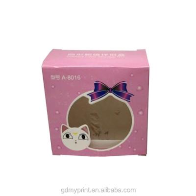 China Recyclable Eco Friendly Printed Color Contact Lens Packaging Box With Logo Design for sale