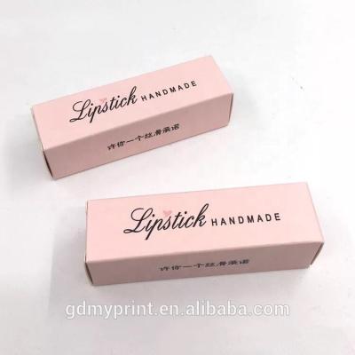 China Recycled Materials Lip Gloss Custom Lipstick Cosmetic Box Packaging for sale