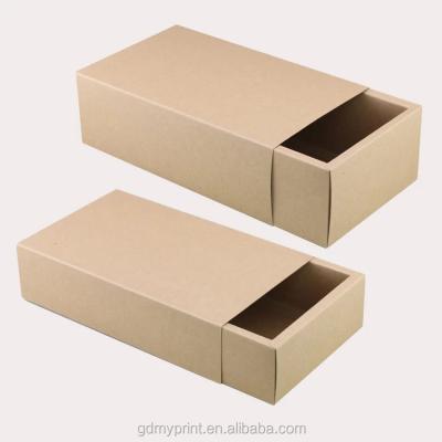 China Eco Friendly Recyclable Paper Packaging Box Slide Open Box Customized for sale