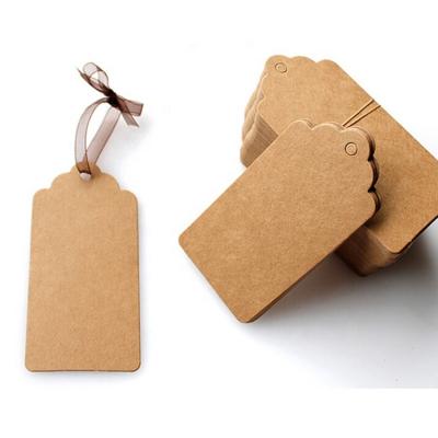 China Hot Selling Kraft Paper Hang Tag Paper High Quality Design Hang Tags For Garment for sale