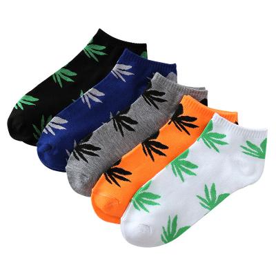 China Spring and autumn QUICK DRY socks do not show summer short men's socks breathable weed socks for sale