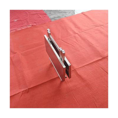 China High Quality Portable Folding Table Camping Stainless Steel Easy Carry Outdoor Folding Table for sale