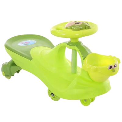 China Ride On Toy Kids Music And Light Weight Outdoor Swing Car Kids Toy Slide Happy Twist Ride On Swing Car for sale