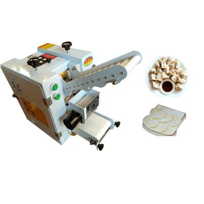 China Automatic Papad Momo Empanada Samosa Gyoza Wonton Small Grain High Speed ​​Tabletop Product Dumpling Maker Skin Wrapping Making Machine Price for sale