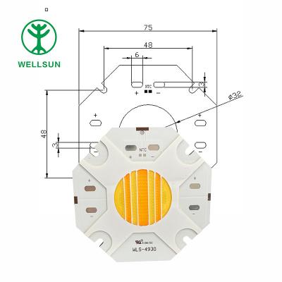 China AlGaInP LED high power bead 400WCOB light source CRI96 RA96 2700K 3200K 4000K 5600K 6500K photography COB for sale