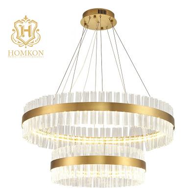 China Nordic Design Fantastic Quality Durable Modern Circle Double Round Led Ceiling Lighting For Living Room for sale