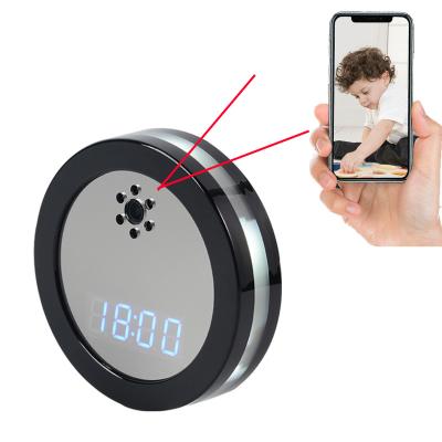 China NIGHT VISION Spy Recorder Mini Table Desk Clock Spy Hidden Video Camera Hidden Camera Spy Table Clock for sale