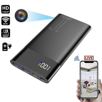 China NIGHT VISION Super Slim Portable Hidden WiFi Power Bank 10000mAh Spy Camera 4K HD 1080P Spy Camera Power Bank for sale