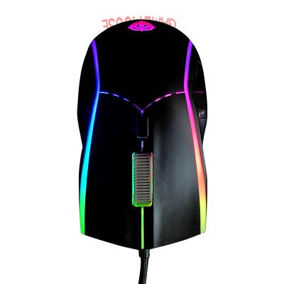 China RGB Light Mini Slim Silent Ergonomic RGB Wired RGB Optical Gaming Mouse DPI Adjustable Gaming Mice For Computer Notebook for sale