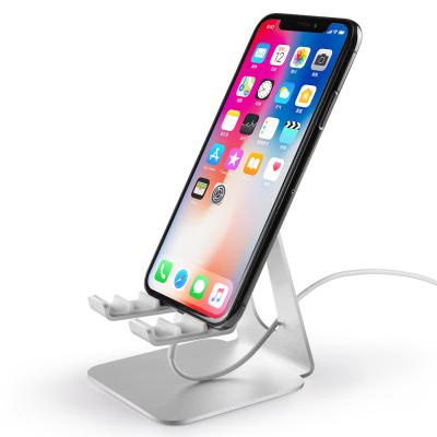 China Aluminum Adjustable Angle Desk Smartphone Stand Tablet Phone Holder Mobile Phone Holder Adjustable Tablet Stand Holder for sale