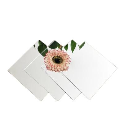 China Traditional Flat Aluminum Mirror Glass Sheet 1.8mm - 8mm Wall Mirror Panel Price for sale