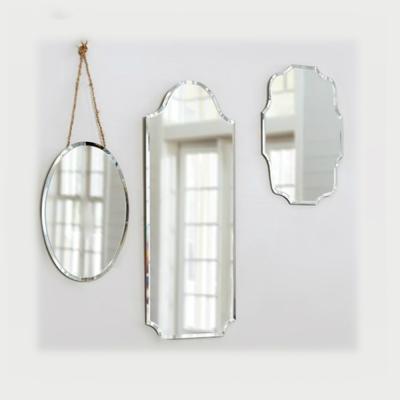 China CLASSIC Beveled Round / Circle Shaped Mirror For Home / Hotel Bath Room In Customer Size for sale