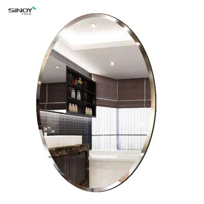 China Bathroom Decor Mirror Decoration Trimmed Luxury Mirrors In The Bath Rectangle Oval Irregular Shaped Square Mirror for sale