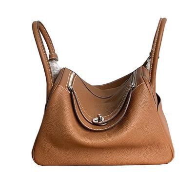 China Diary Used Genuine Leather Square Fashion Luxury Handbags 26cm Customized Durable Leather Handbags For Women for sale