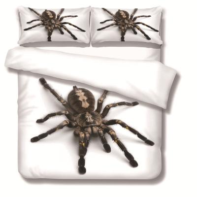 China Modern foreign trade small spider comforter set border home fabrics printing three-piece set for sale