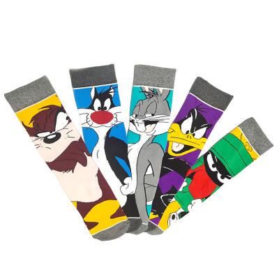 China Men's and women's trend socks personality cartoon tube sports sports socks for sale