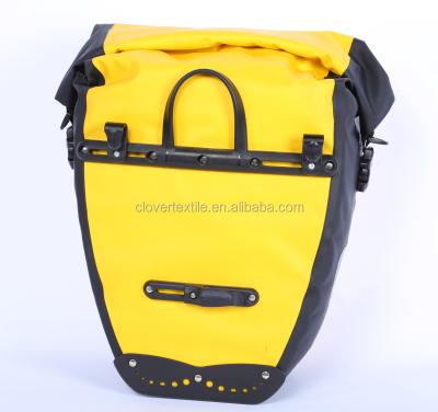 China Durable PVC Tarpaulin Bicycle Bag Waterproof Bicycle Saddle Bag for sale