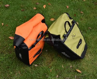 China Durable PVC Tarpaulin Bicycle Waterproof Saddle Bag Waterproof PVC Travel Duffel Bag for sale