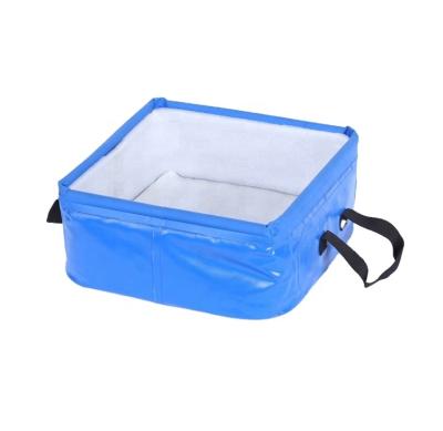 China Sustainable Square PVC Bucket Tool Waterproof Organizer Cleaning Bucket for sale