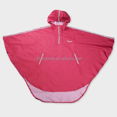 China Lightweight Purple PVC Polyester Lining Women Rain Poncho For Motorcycle for sale